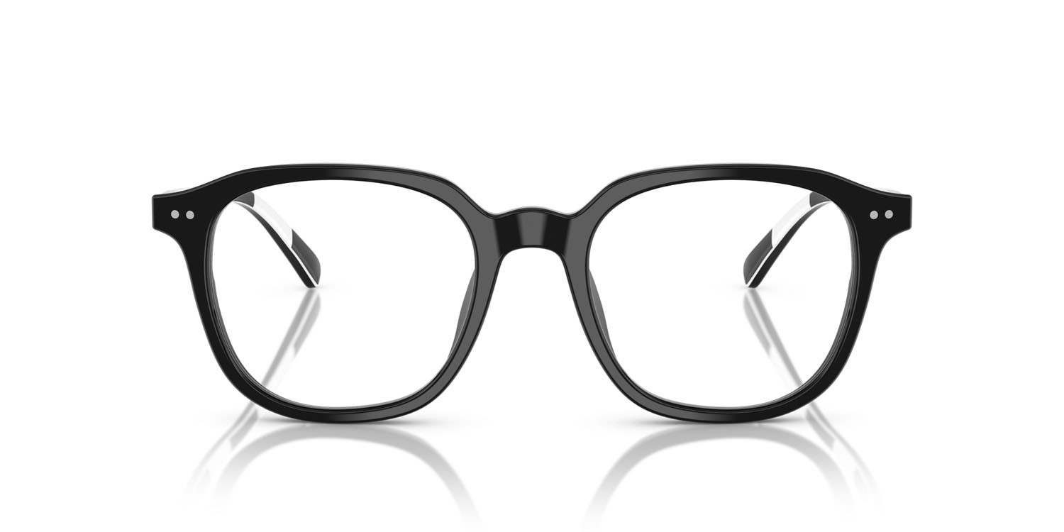 Eyeglasses Polo PH 2283U (5001) color nero lucido shape round lenses lente demo