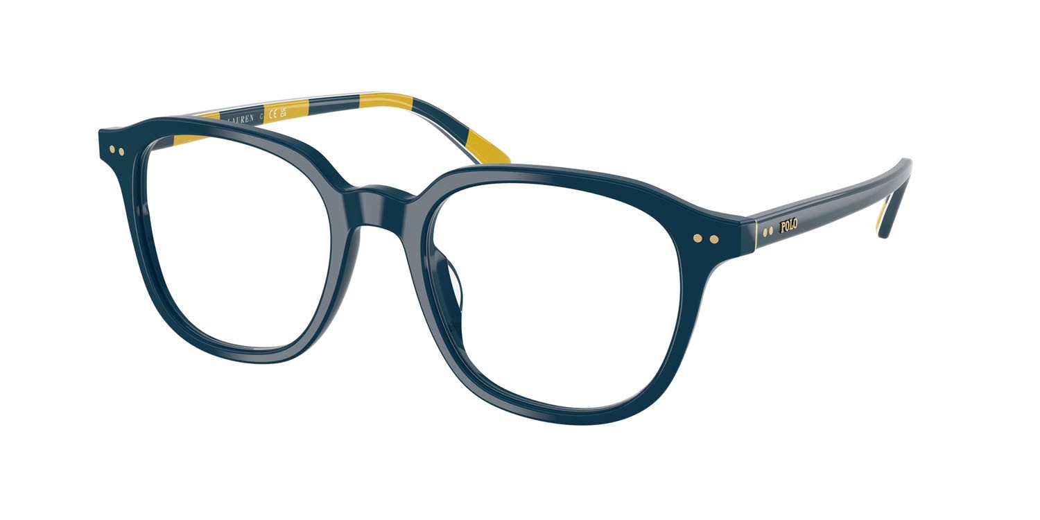 Occhiali da vista Polo PH 2283U (5465) colore blu navy brillante forma rotondo lenti lente demo