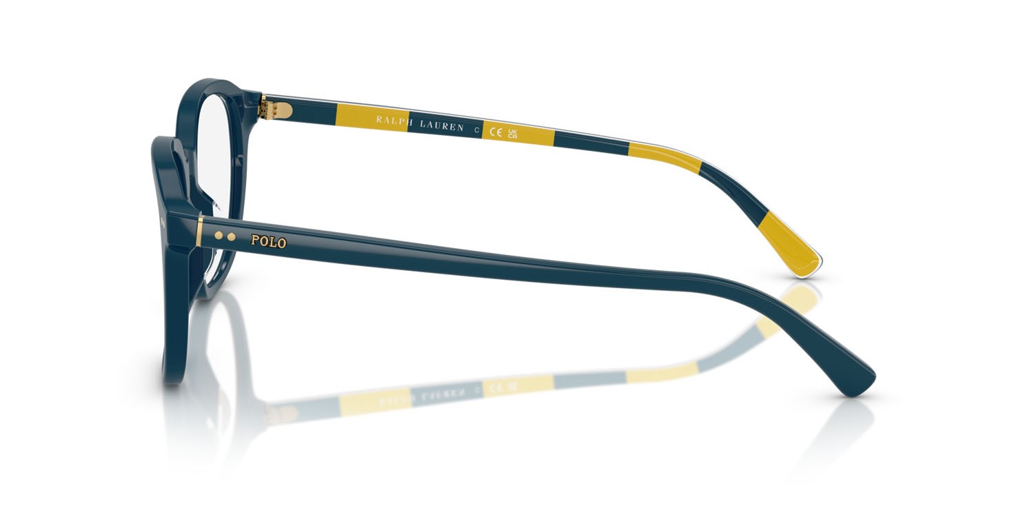 Occhiali da vista Polo PH 2283U (5465) colore blu navy brillante forma rotondo lenti lente demo