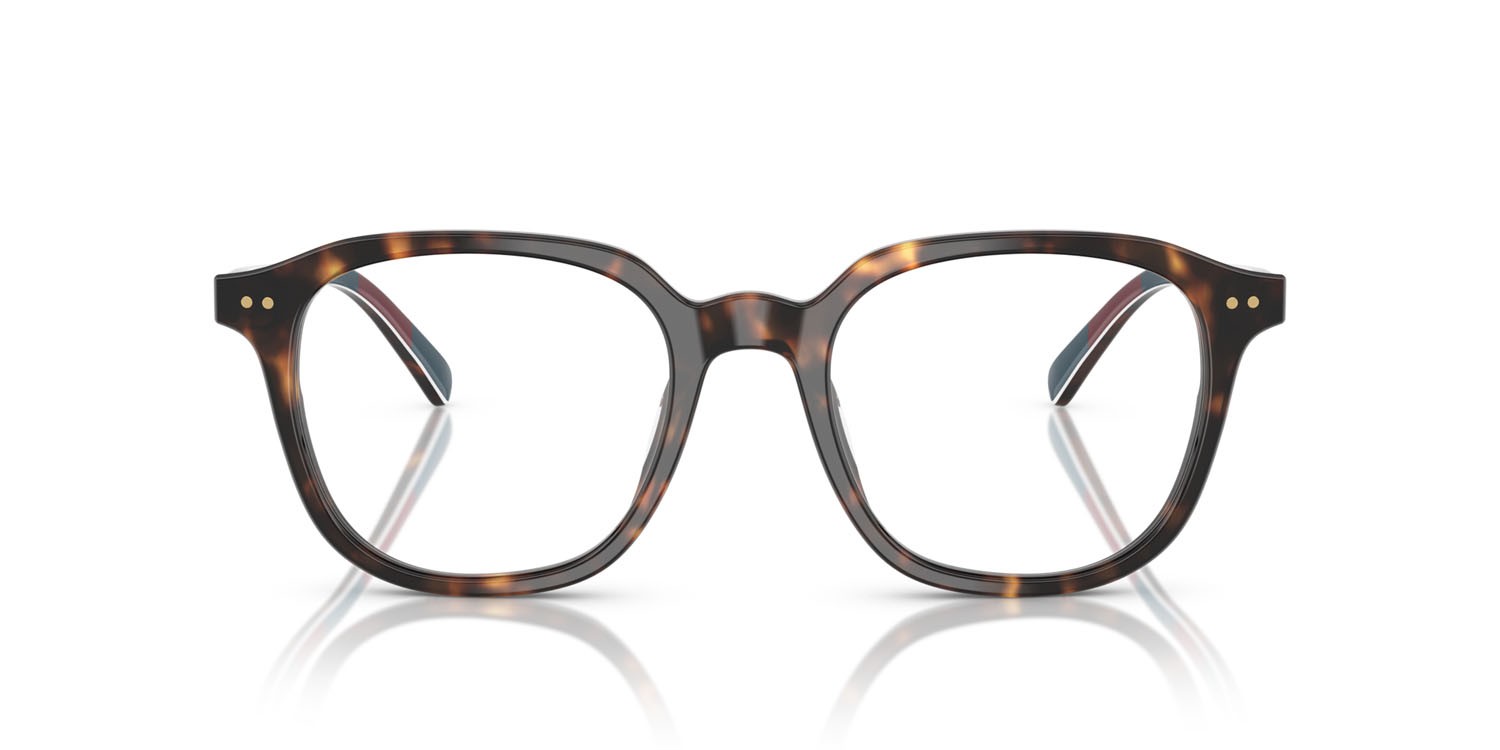 Eyeglasses Polo PH 2283U (6213) color havana scuro lucido shape round lenses lente demo