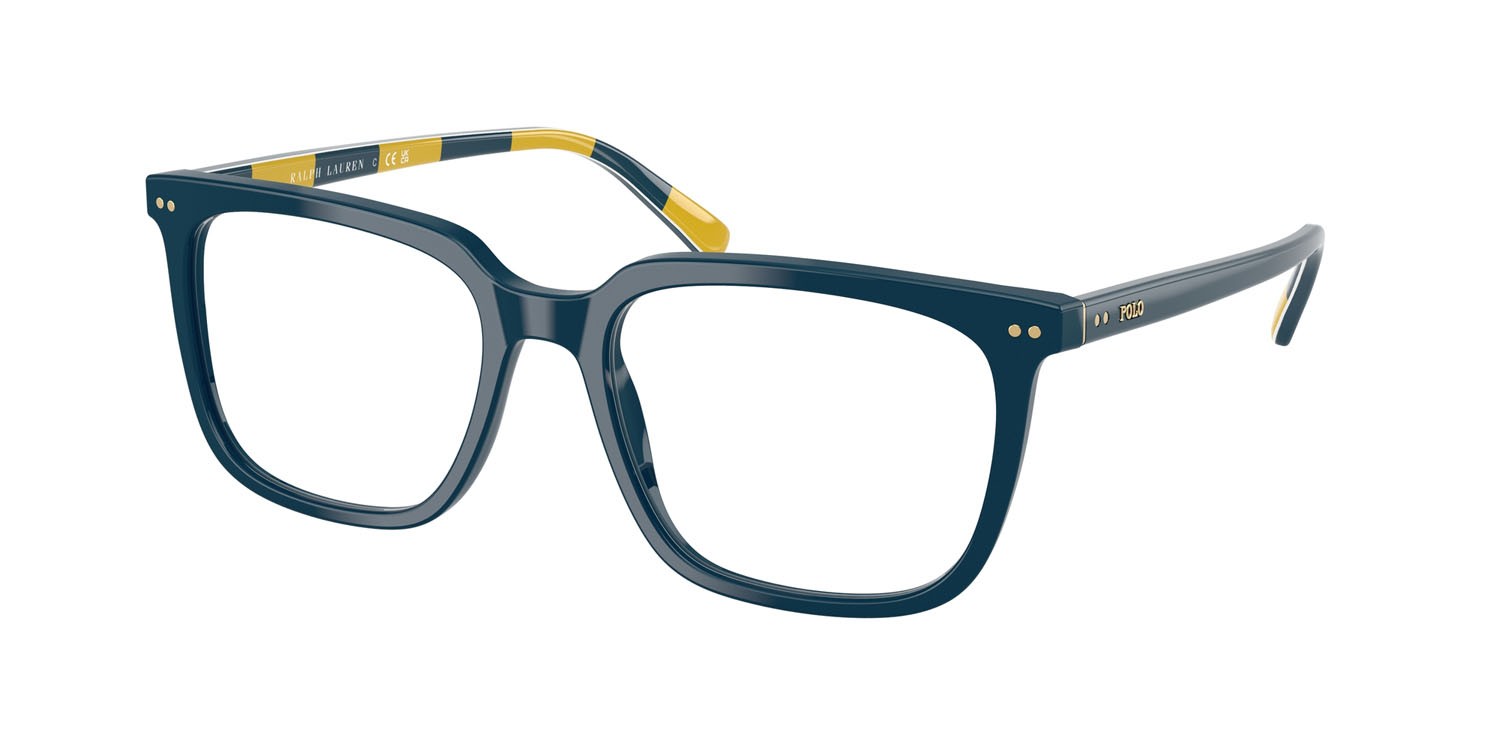 Occhiali da vista Polo PH 2284 (5465) colore blu navy brillante forma quadrato lenti lente demo