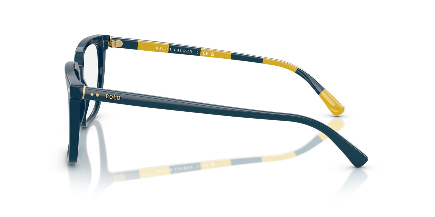 Occhiali da vista Polo PH 2284 (5465) colore blu navy brillante forma quadrato lenti lente demo