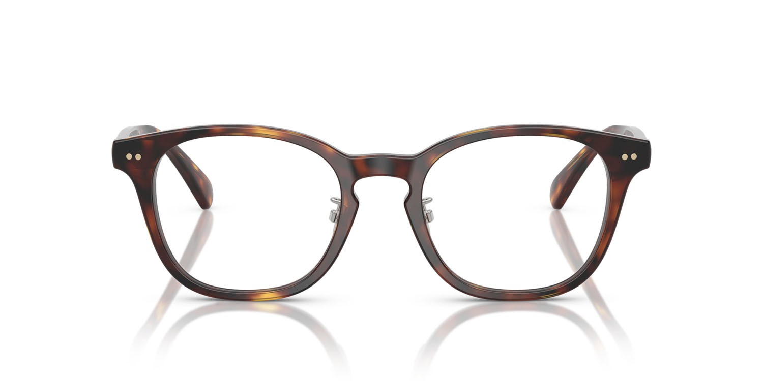 Eyeglasses Polo PH 2285D (6137) color marrone tartarugato brillante shape rectangle lenses lente demo