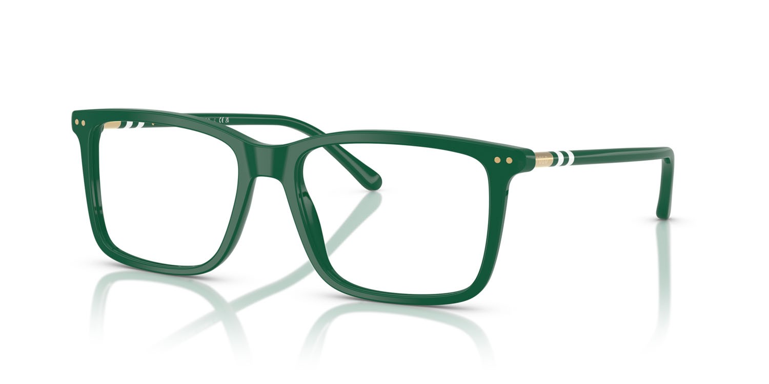 Eyeglasses Polo PH 2287 (5421) color verde lucido shape rectangle lenses lente demo