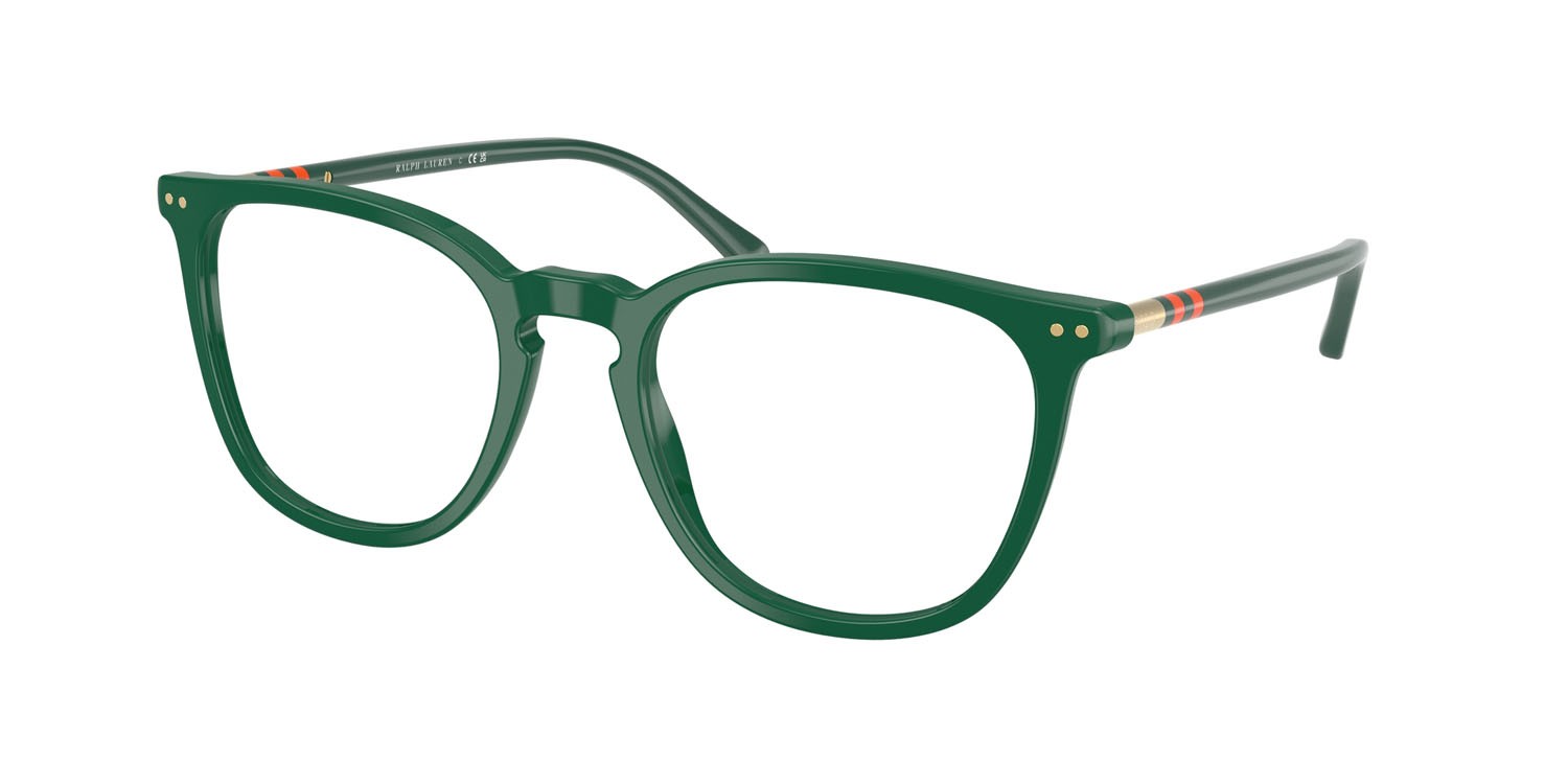 Eyeglasses Polo PH 2288 (5421) color verde lucido shape square lenses lente demo