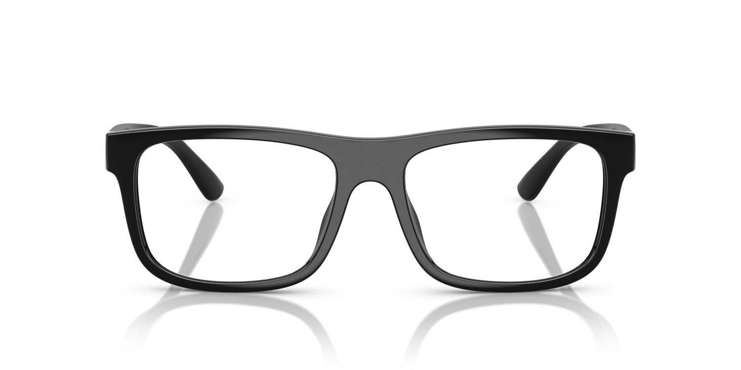 Eyeglasses Polo PH 2290U (5001) color nero lucido shape rectangle lenses lente demo