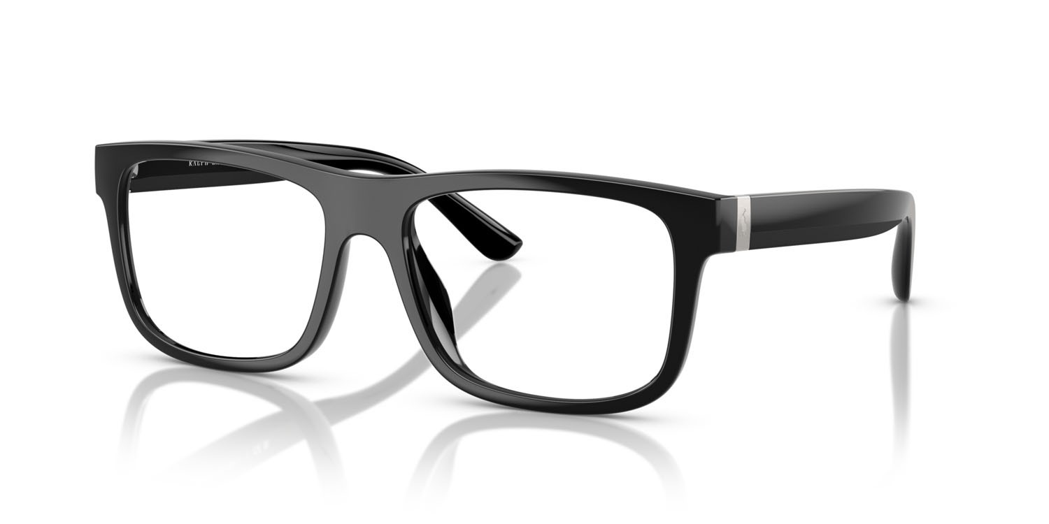 Eyeglasses Polo PH 2290U (5001) color nero lucido shape rectangle lenses lente demo