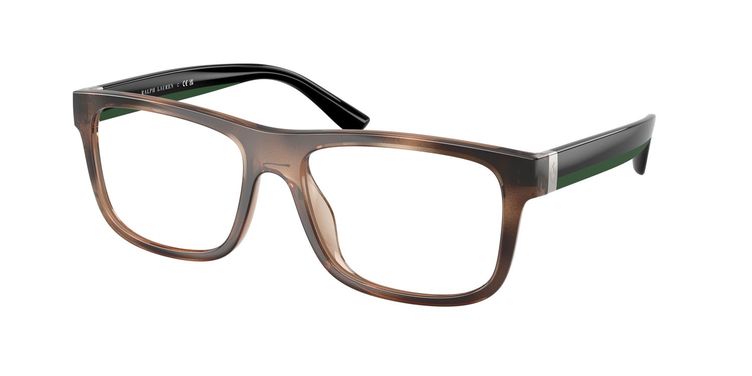 Occhiali da vista Polo PH 2290U (5974) colore havana lucido forma rettangolare lenti lente demo