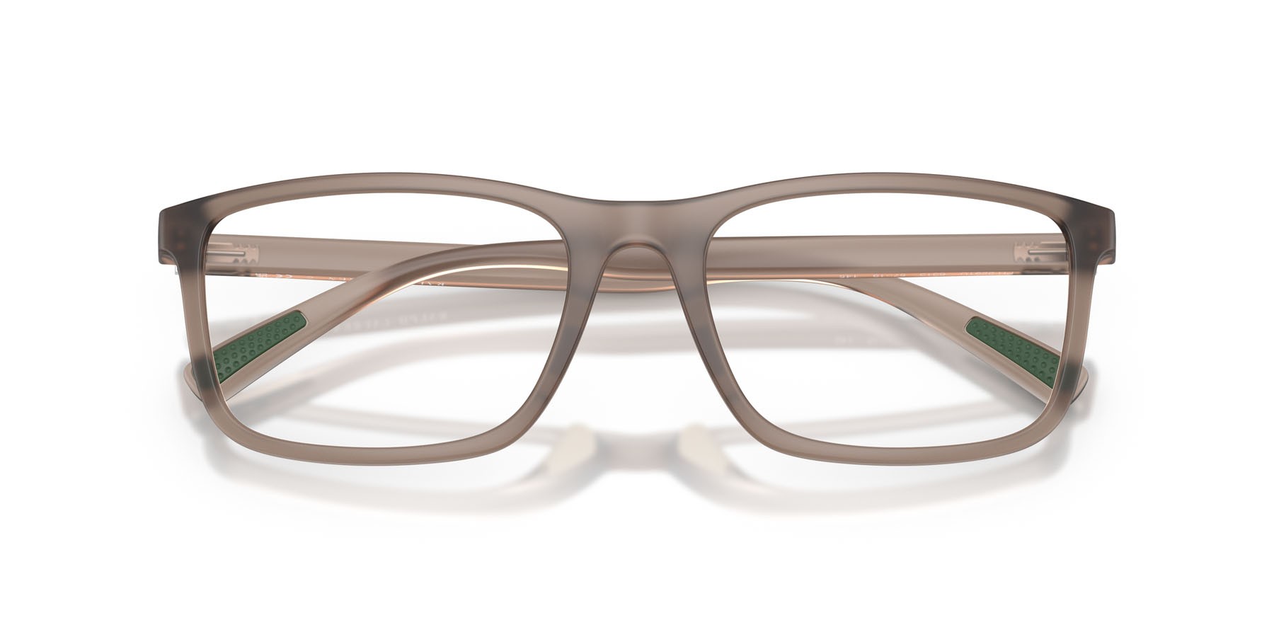 Eyeglasses Polo PH 2291U (6313) color marrone opaco trasparente shape rectangle lenses lente demo