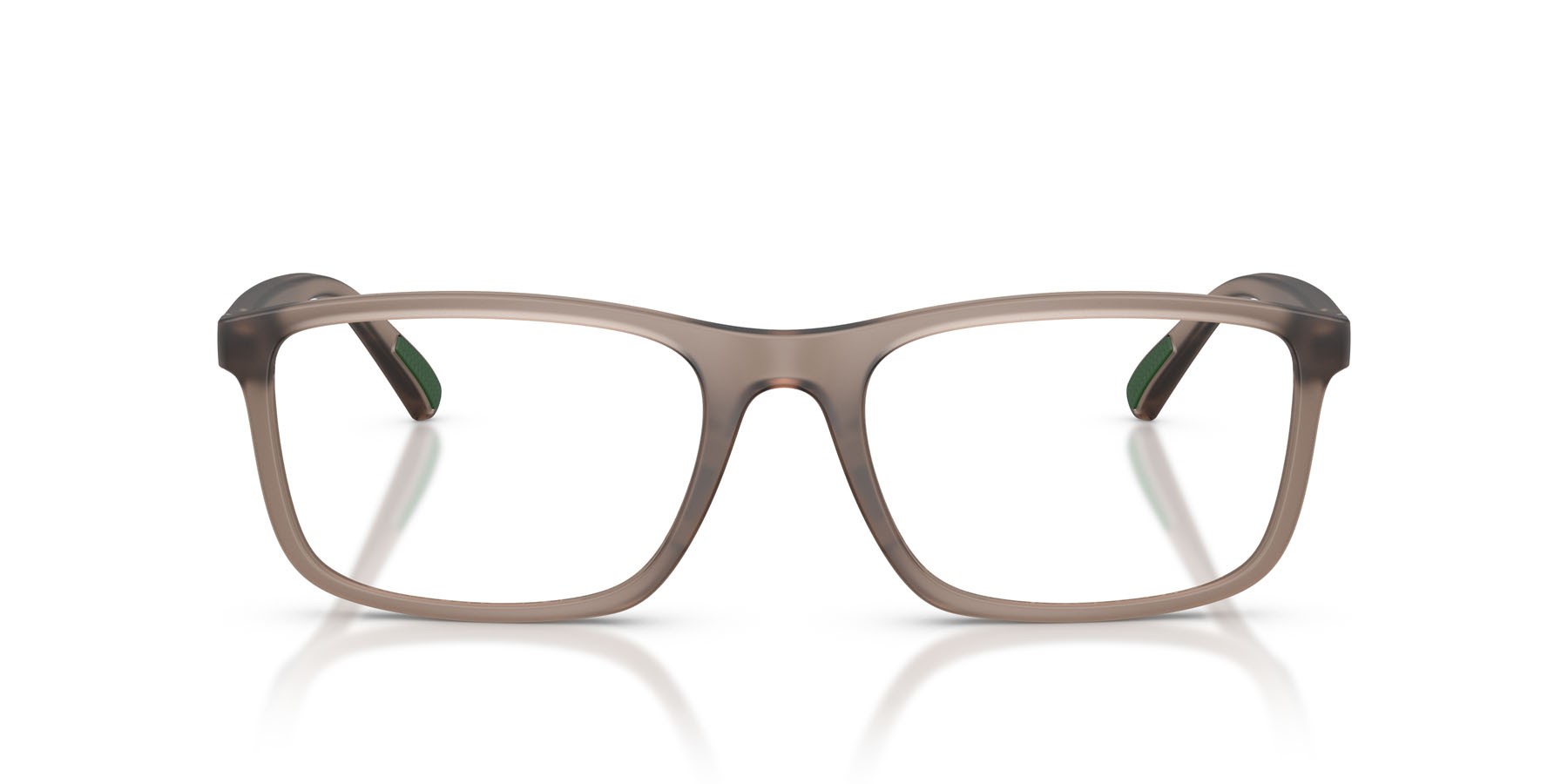 Eyeglasses Polo PH 2291U (6313) color marrone opaco trasparente shape rectangle lenses lente demo