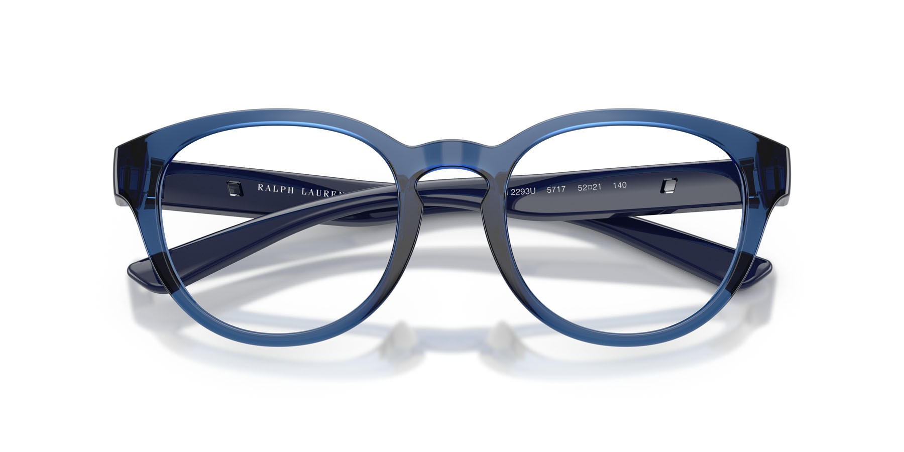 Occhiali da vista Polo PH 2293U (5717) colore blu trasparente lucido forma pantos lenti lente demo