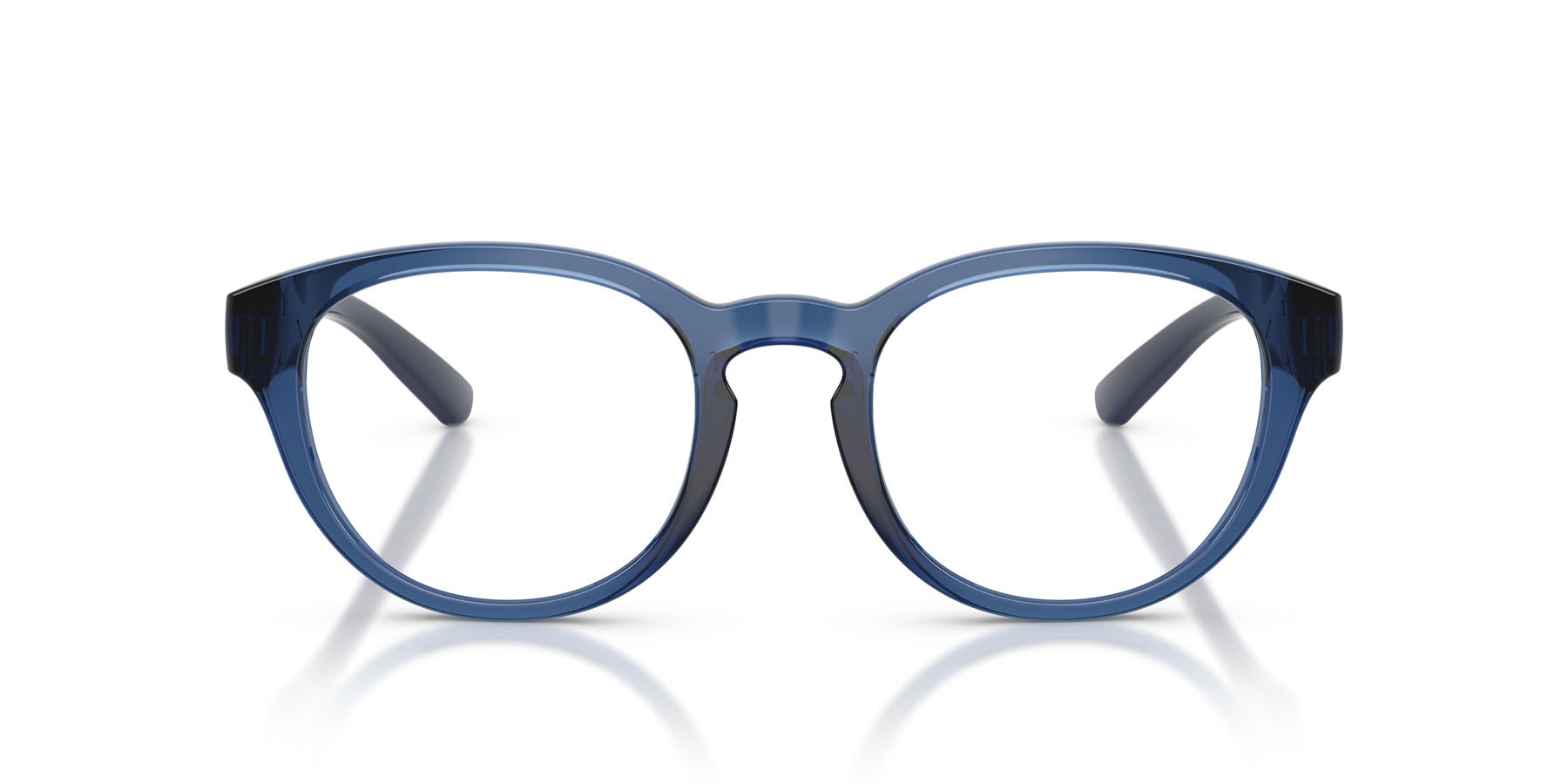 Occhiali da vista Polo PH 2293U (5717) colore blu trasparente lucido forma pantos lenti lente demo