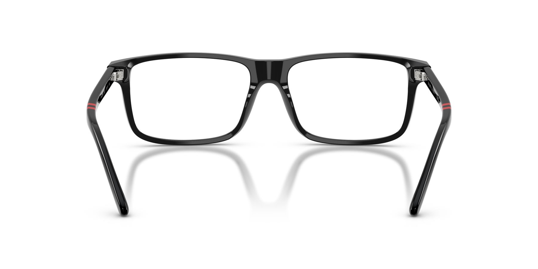 Occhiali da vista Polo PH 2296 (5001) colore nero lucido forma rettangolare lenti lente demo