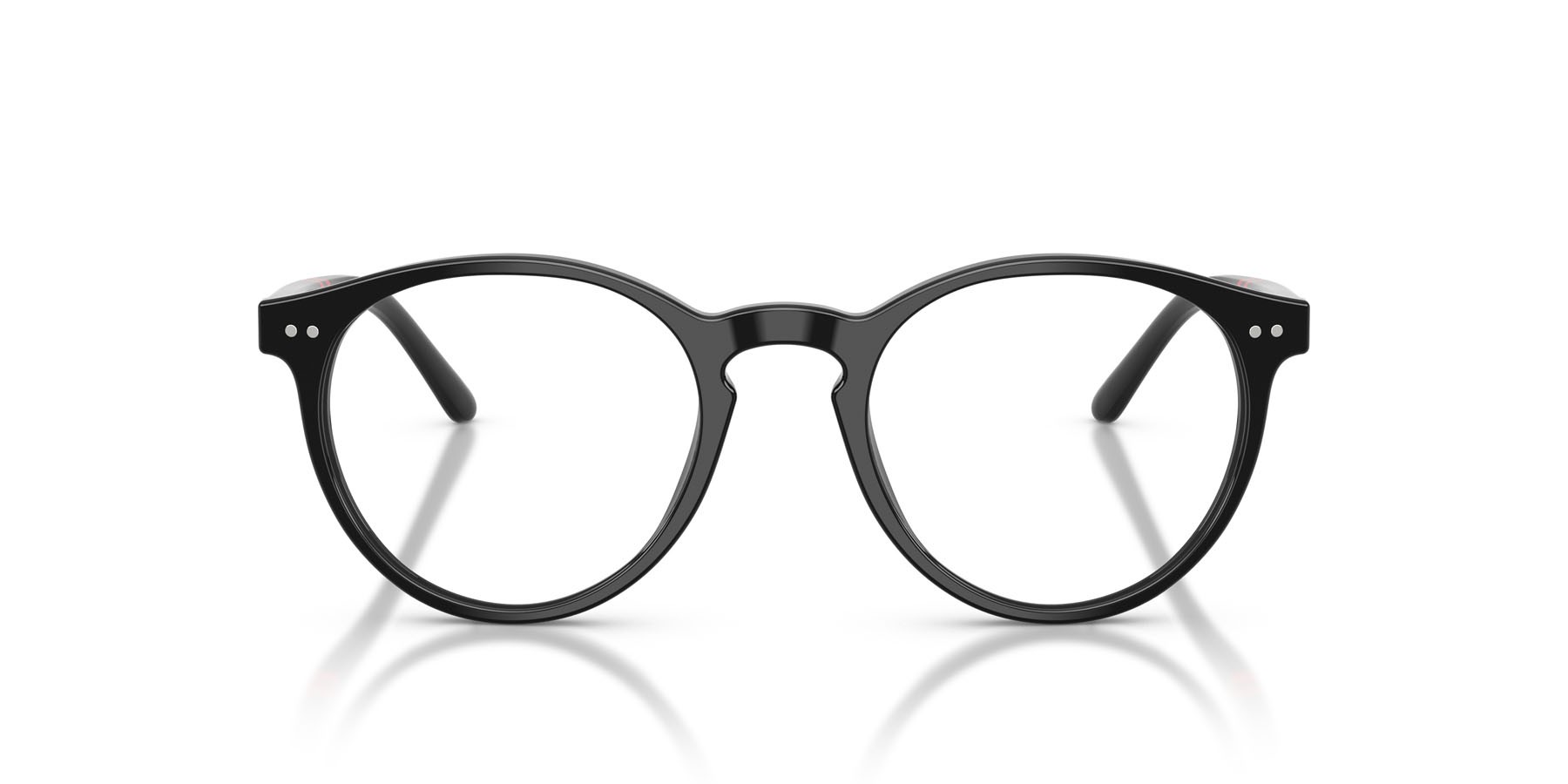 Occhiali da vista Polo PH 2297 (5001) colore nero lucido forma rotondo lenti lente demo