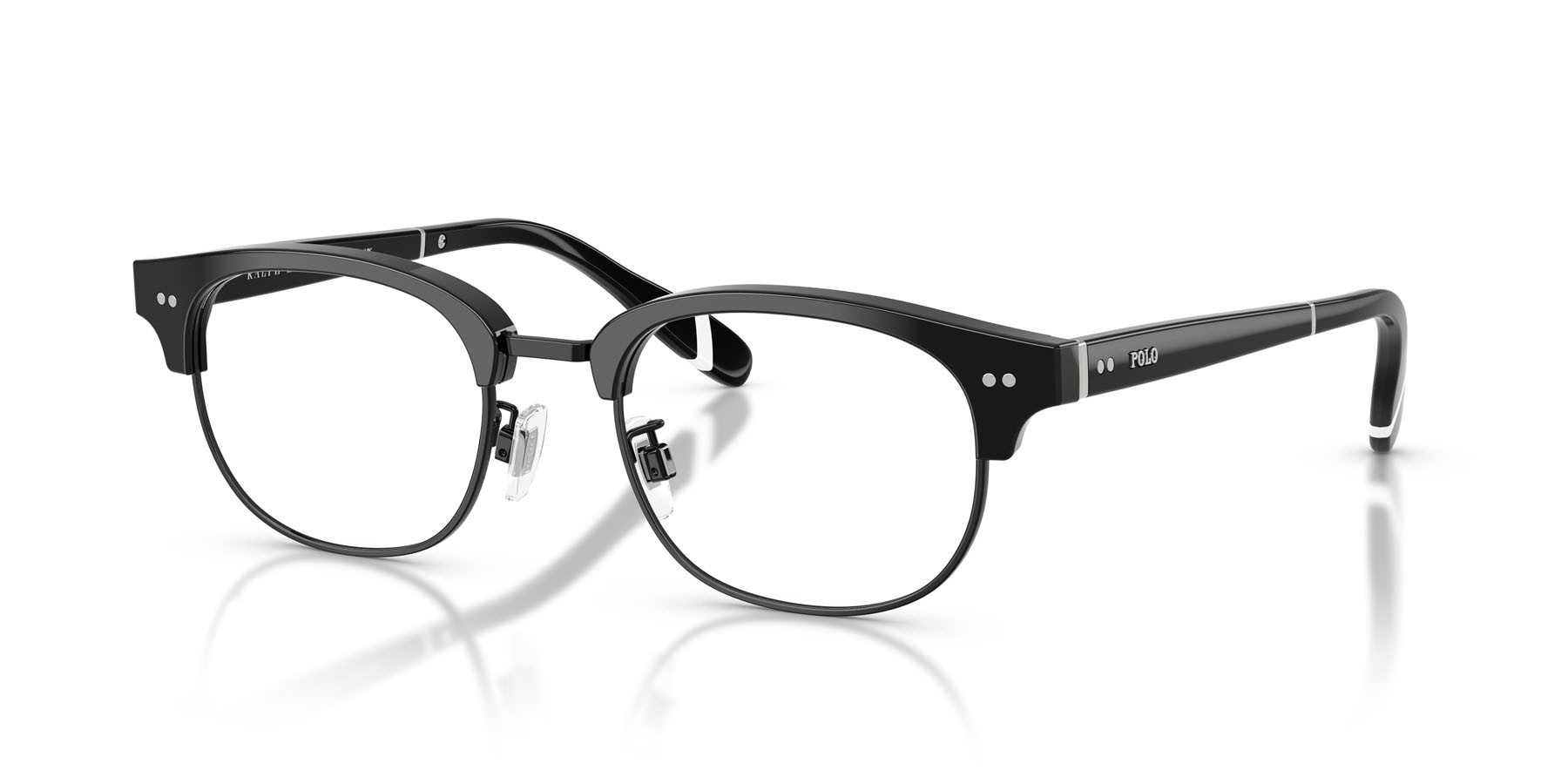 Occhiali da vista Polo PH 2298D (5523) colore nero lucido forma quadrato lenti lente demo