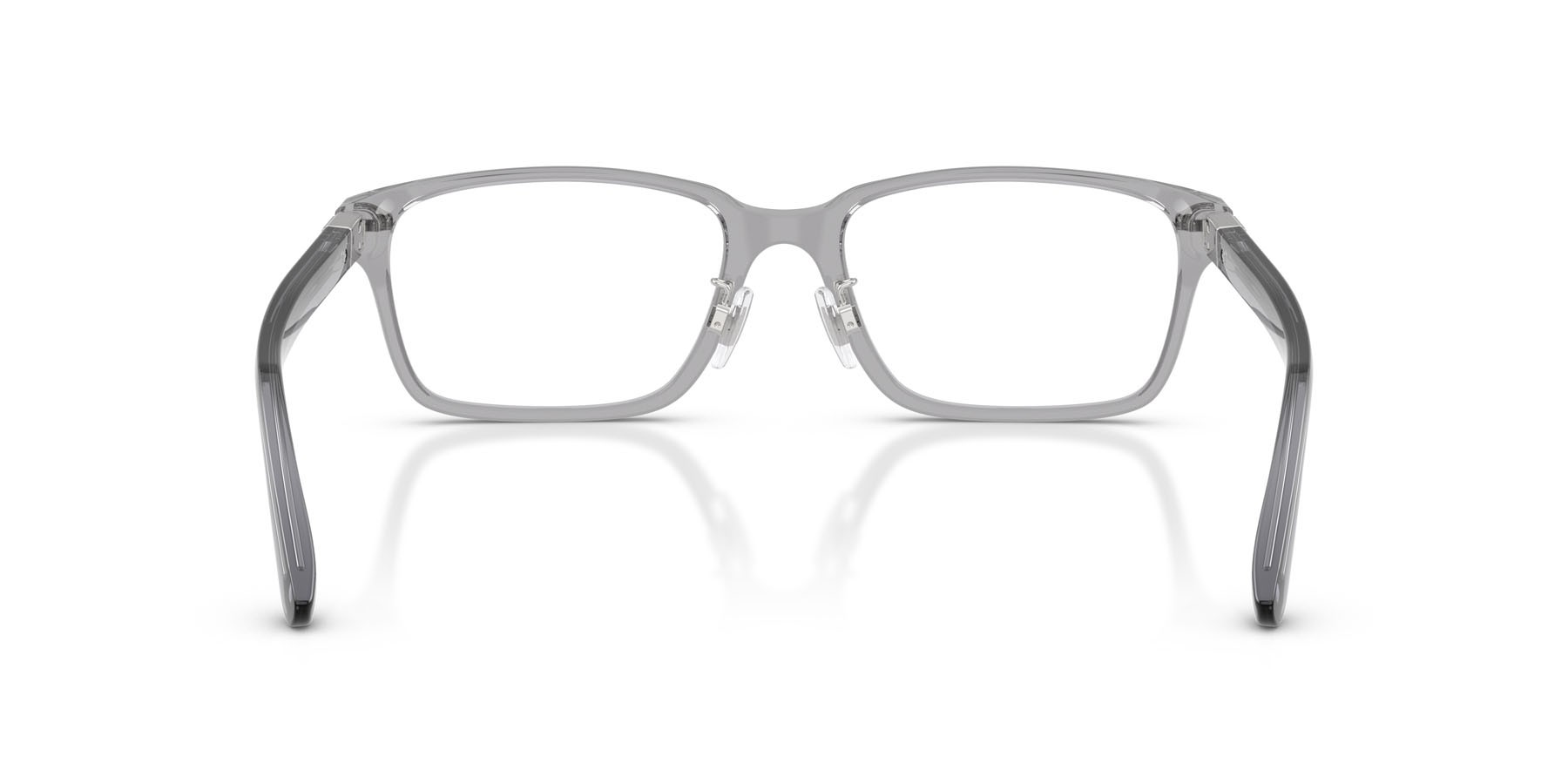 Eyeglasses Polo PH 2299D (6322) color grigio trasparente lucido shape rectangle lenses lente demo
