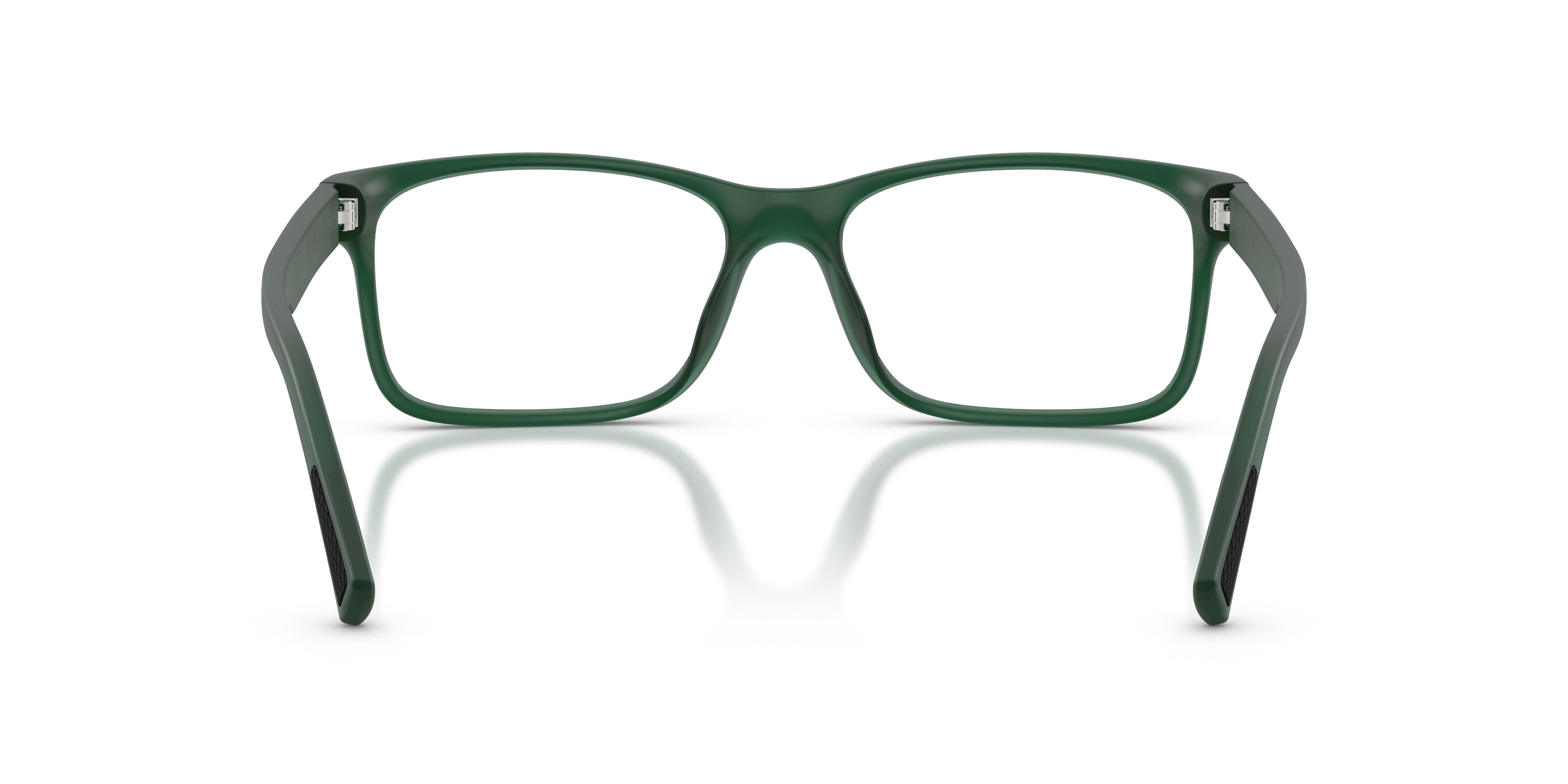 Eyeglasses Polo PH 2301U (6312) color verde opaco trasparente shape rectangle lenses lente demo