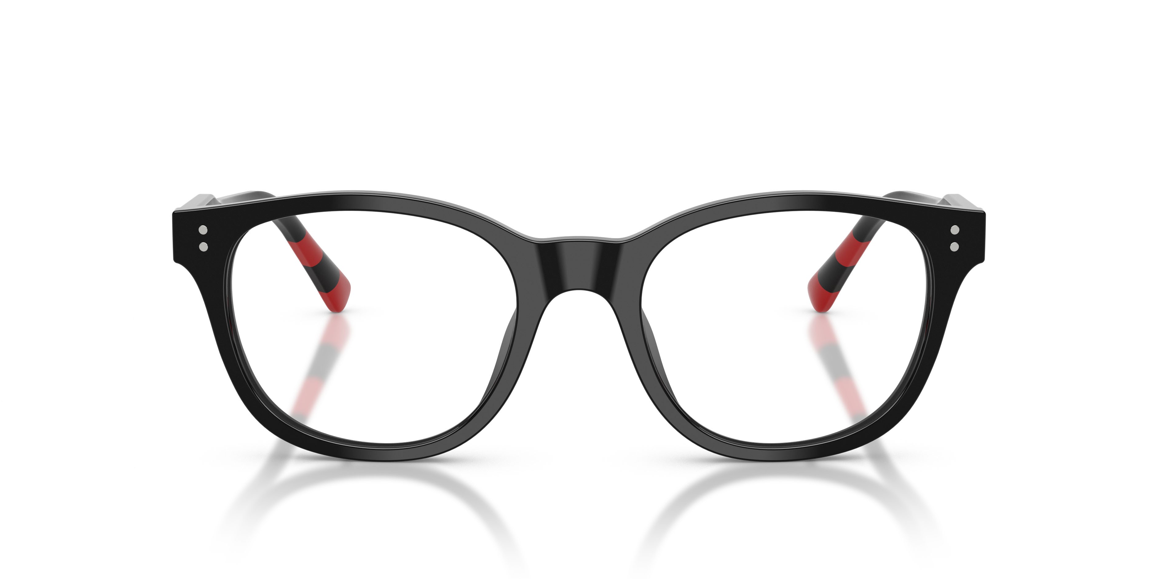 Occhiali da vista Polo PH 2303U (5001) colore nero lucido forma quadrato lenti lente demo