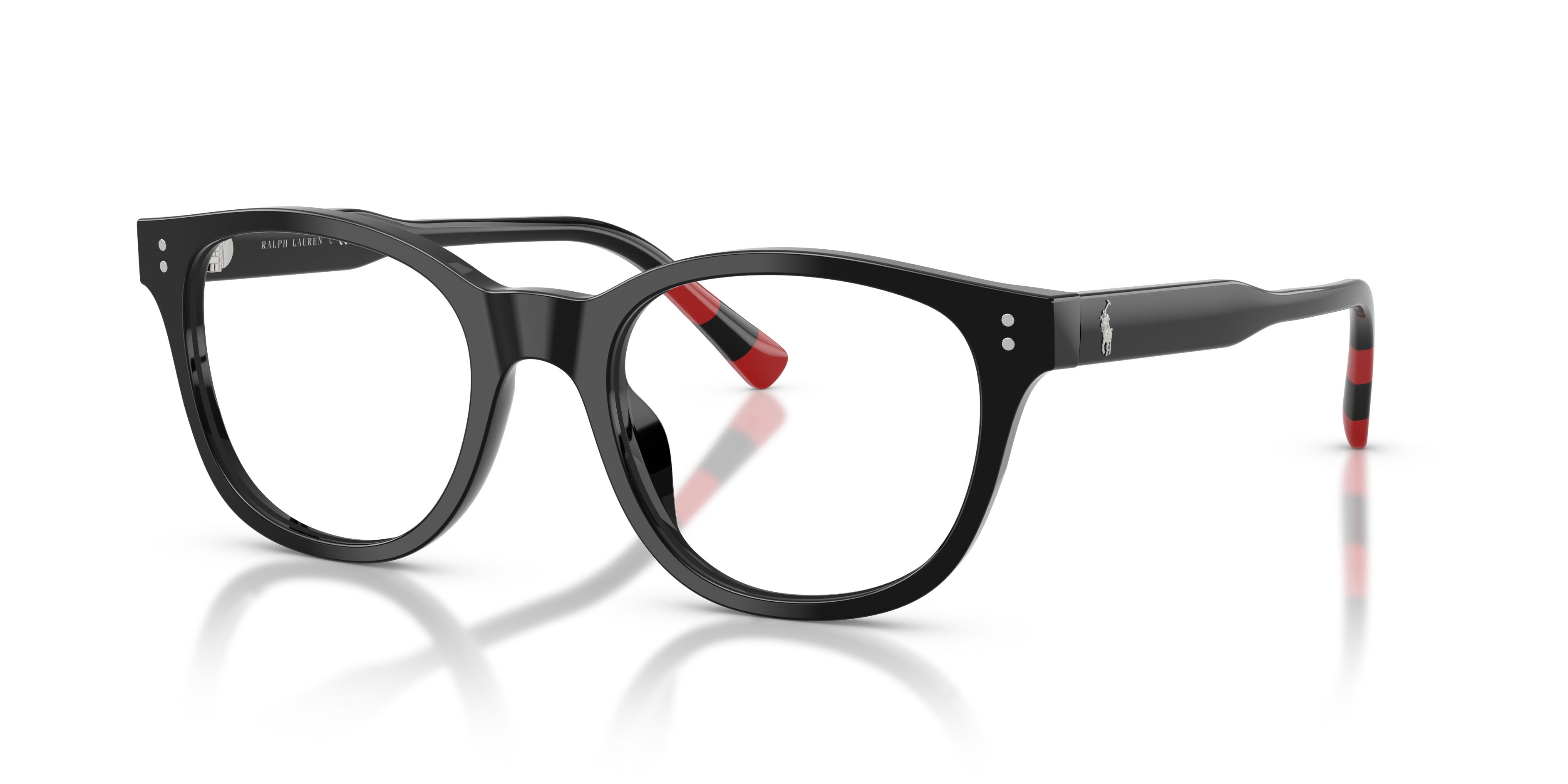 Occhiali da vista Polo PH 2303U (5001) colore nero lucido forma quadrato lenti lente demo