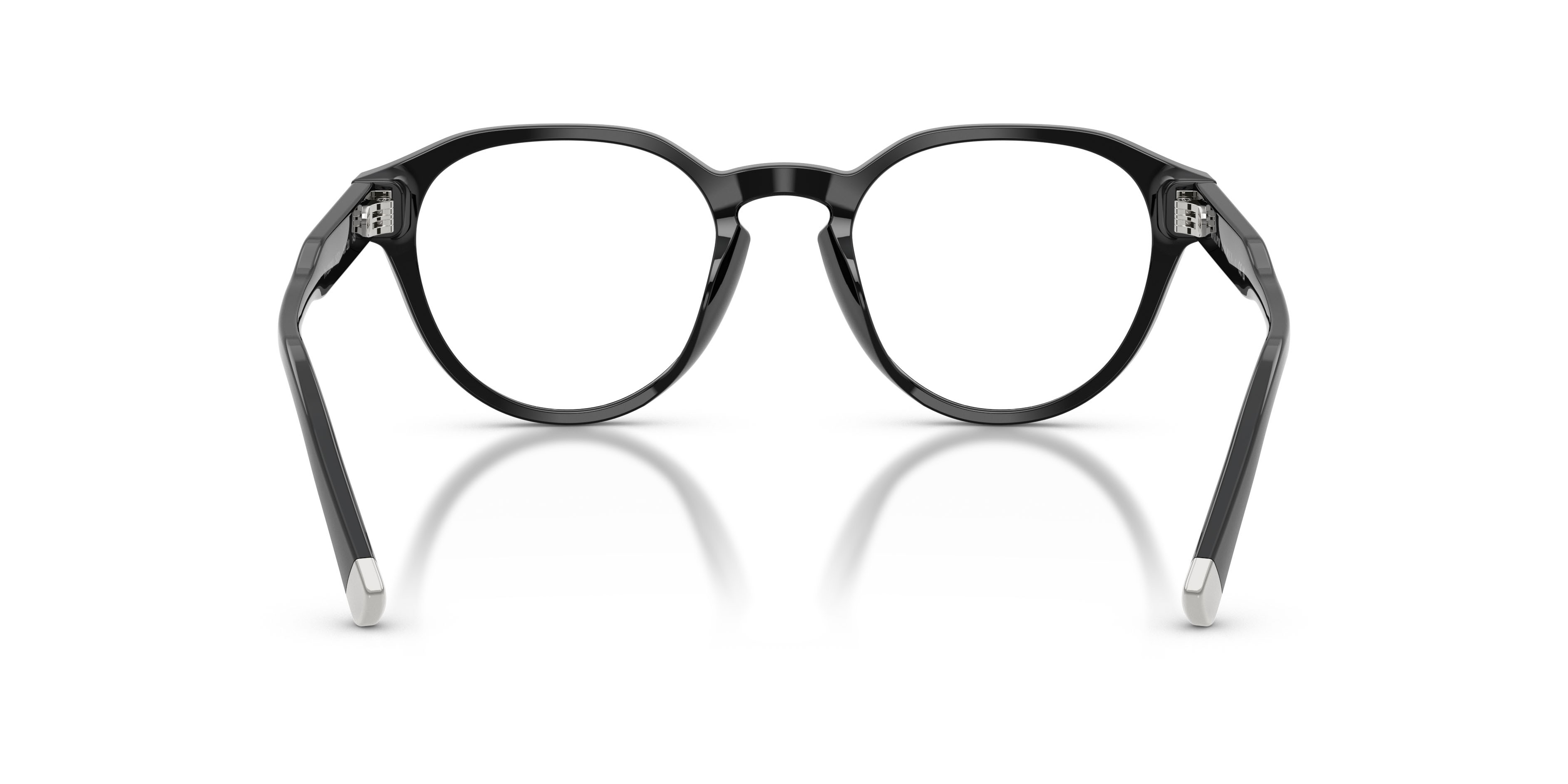 Occhiali da vista Polo PH 2304U (5001) colore nero lucido forma pantos lenti lente demo