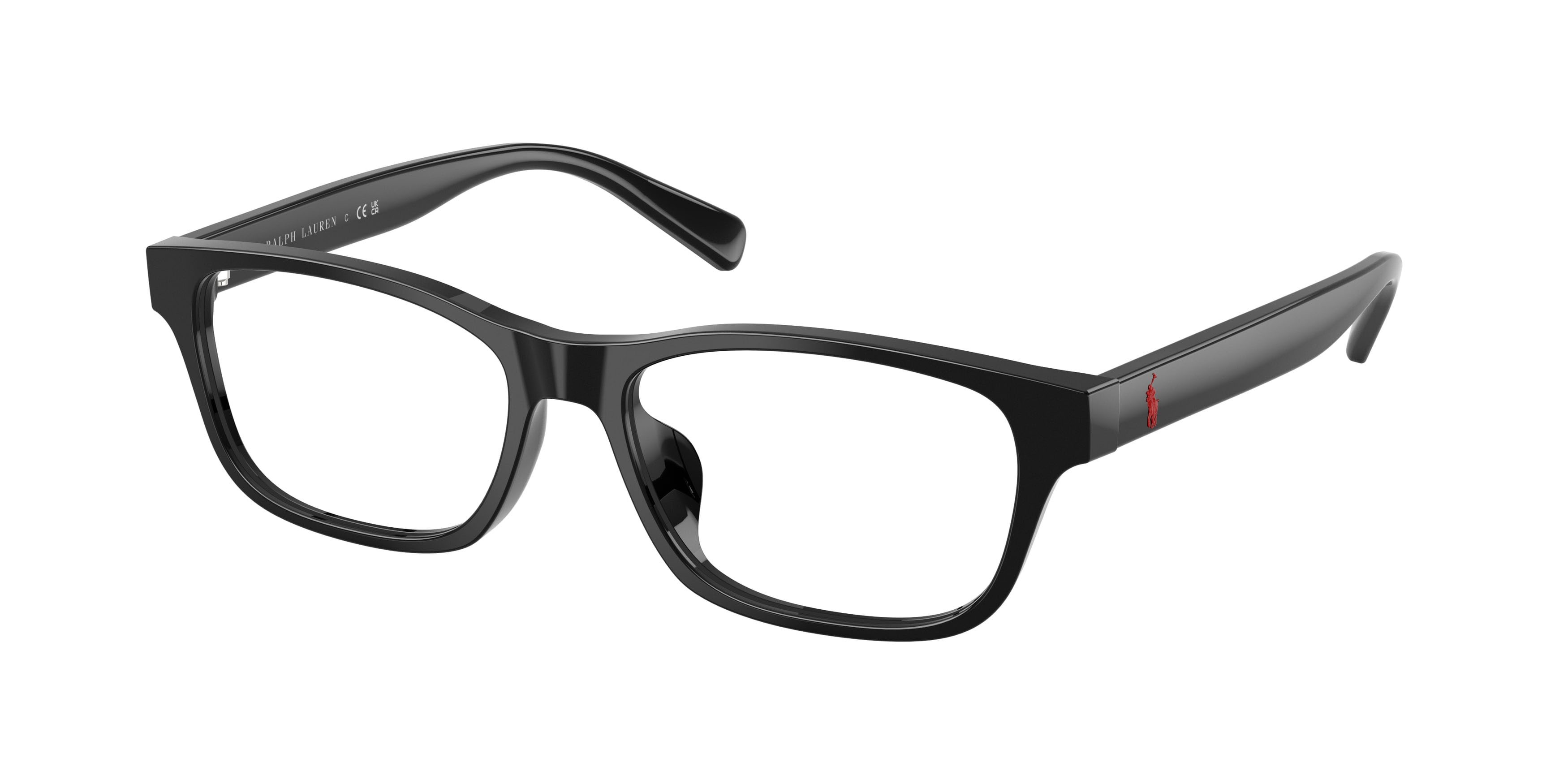 Eyeglasses Polo PH 2306D (5001) color nero lucido shape square lenses lente demo