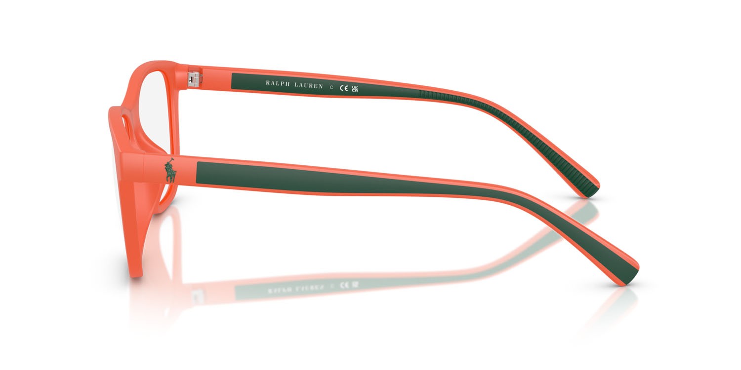 Occhiali da sole Polo PH 4228U (546080) colore arancione opaco forma quadrato lenti blu scuro