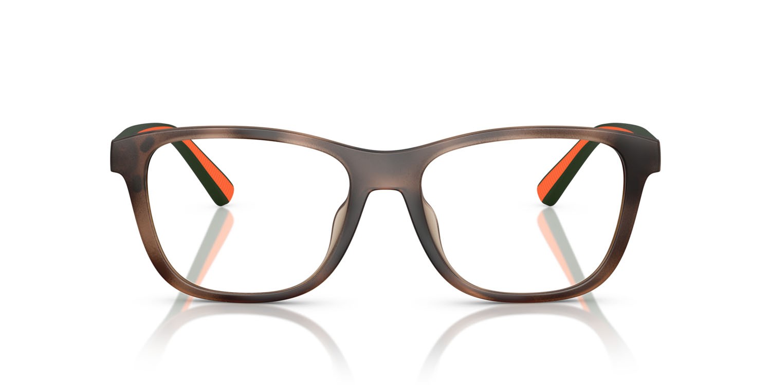 Occhiali da sole Polo PH 4228U (607071) colore havana scuro opaco forma quadrato lenti verde bottiglia