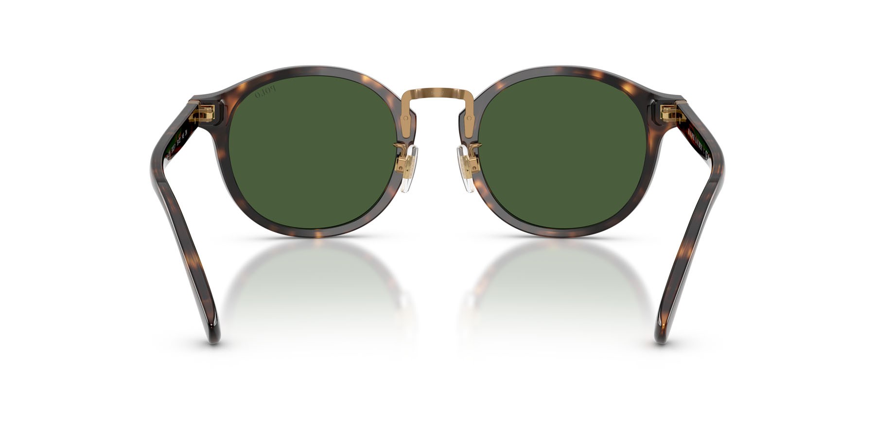 Occhiali da sole Polo PH 4230 (500371) colore havana scuro lucido forma rotondo lenti verde bottiglia
