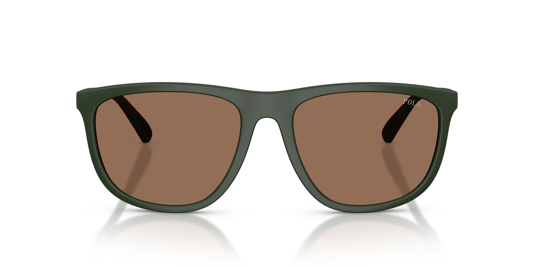 Occhiali da sole Polo PH 4231U (559673) colore verde scuro opaco forma quadrato lenti marrone scuro