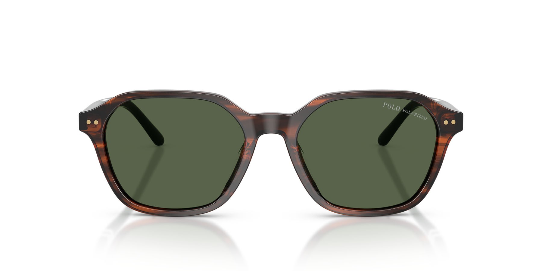 Occhiali da sole Polo PH 4234U (63159A) colore havana lucido forma irregolare lenti polar verde