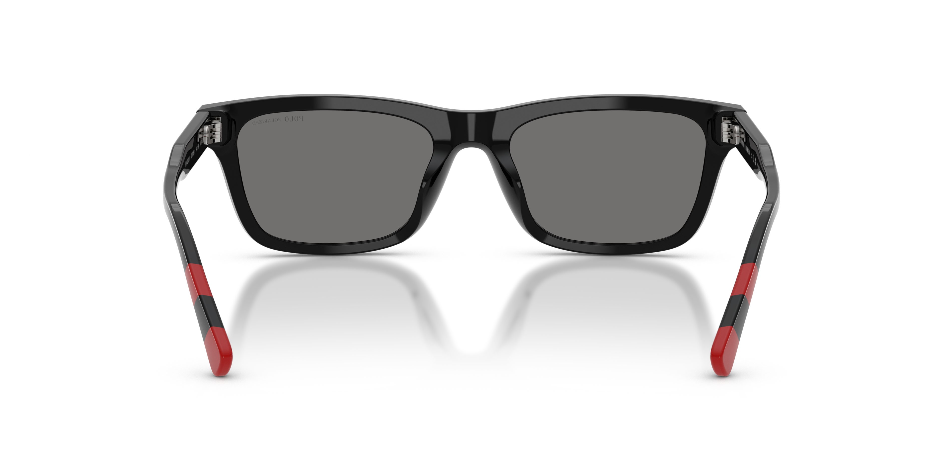 Occhiali da sole Polo PH 4240U (500181) colore nero lucido forma quadrato lenti polar grigio scuro