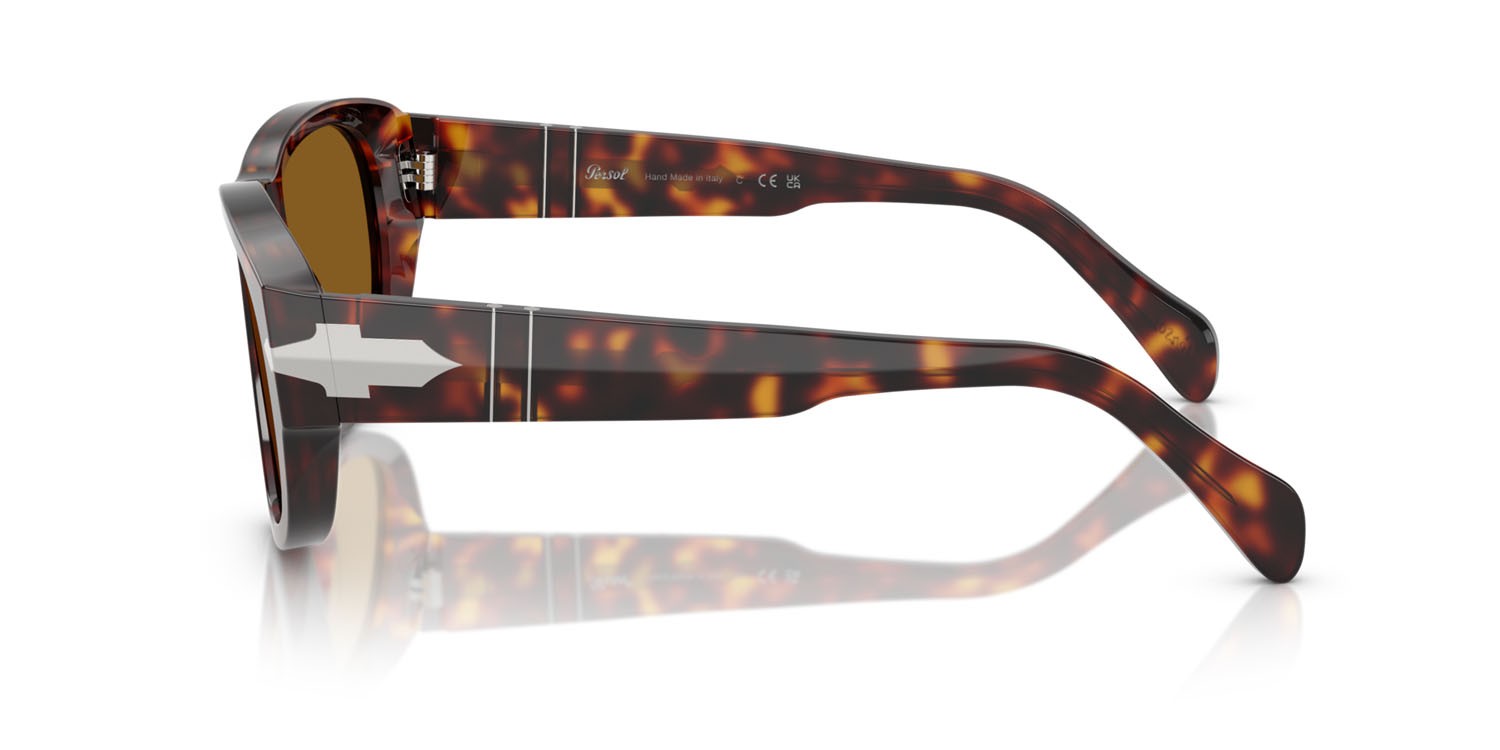Occhiali da sole Persol PO 0050S (24/33) colore havana forma irregolare lenti marrone