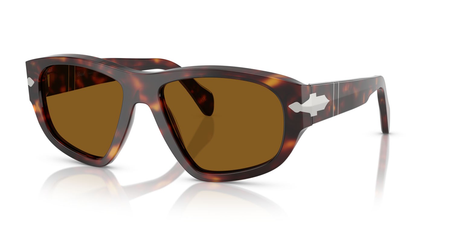 Occhiali da sole Persol PO 0050S (24/33) colore havana forma irregolare lenti marrone