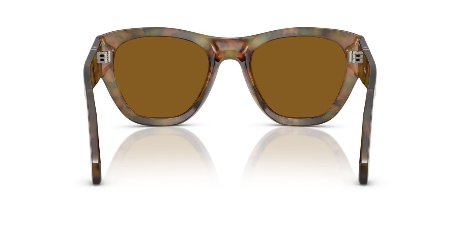 Occhiali da sole Persol PO 0054S (108/33) colore caffe forma quadrato lenti marrone