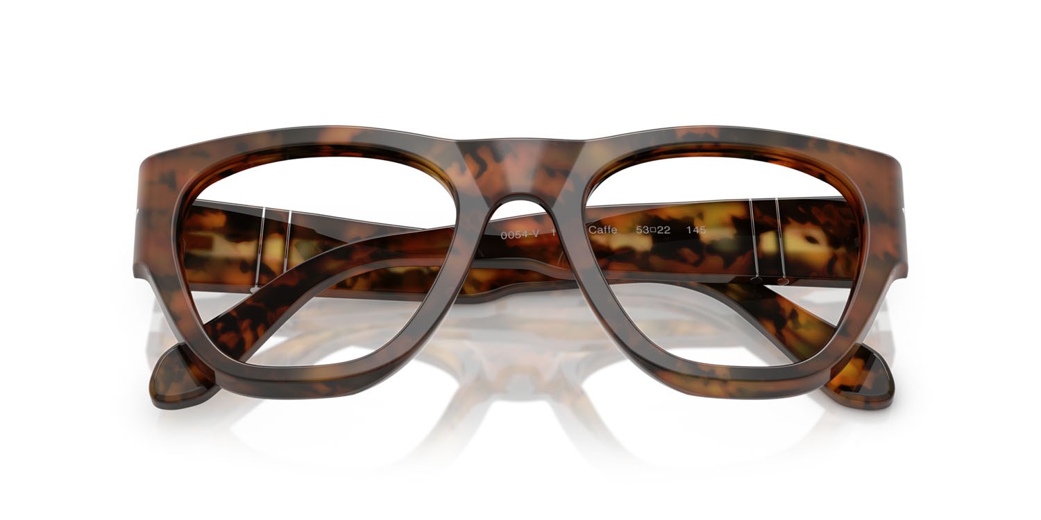 Eyeglasses Persol PO 0054V (108) color caffe shape square lenses lente demo