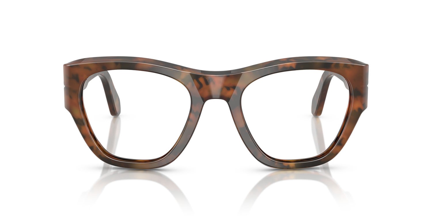 Eyeglasses Persol PO 0054V (108) color caffe shape square lenses lente demo