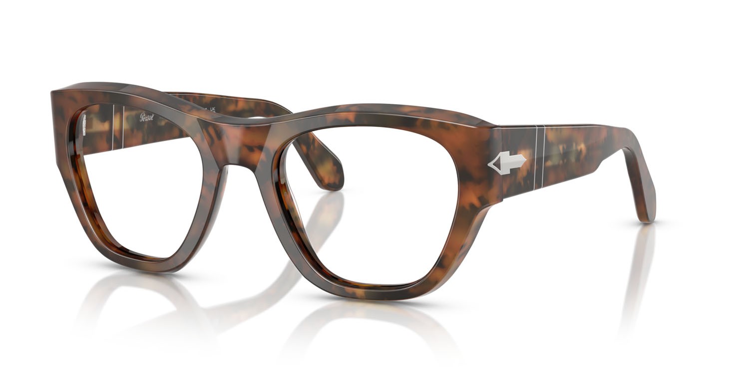 Eyeglasses Persol PO 0054V (108) color caffe shape square lenses lente demo