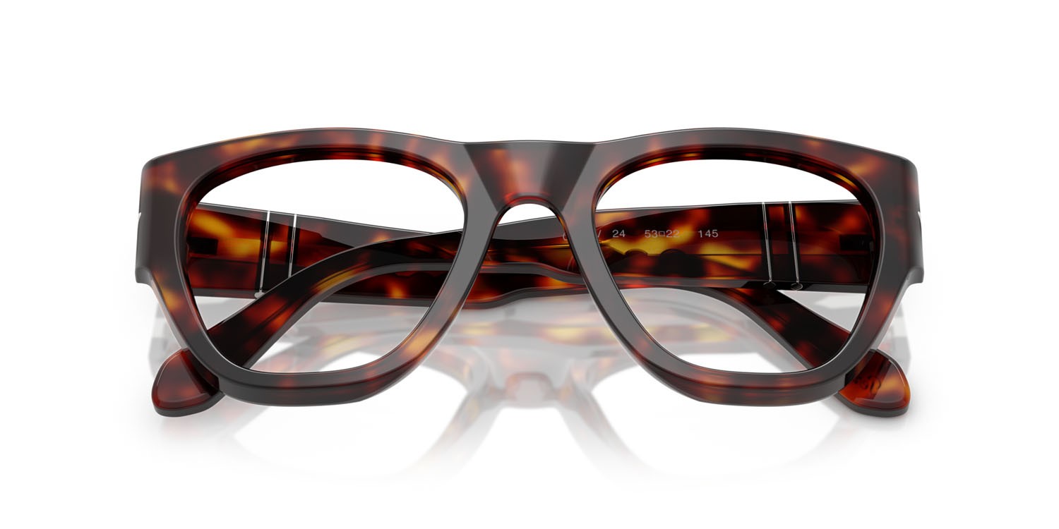 Occhiali da vista Persol PO 0054V (24) colore havana forma quadrato lenti lente demo