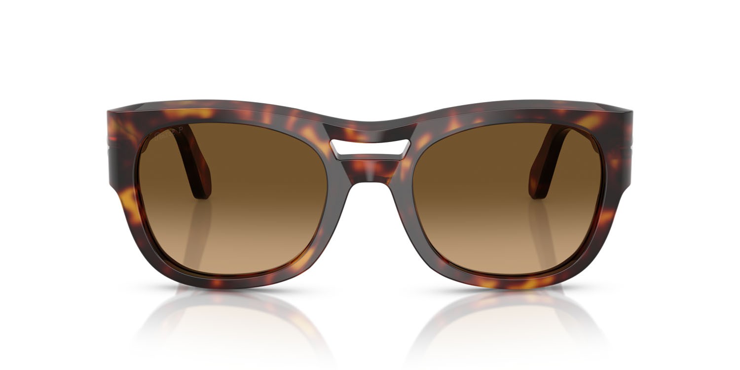 Occhiali da sole Persol PO 0064S (24/M2) colore havana forma quadrato lenti polarizzata marrone sfumato marrone