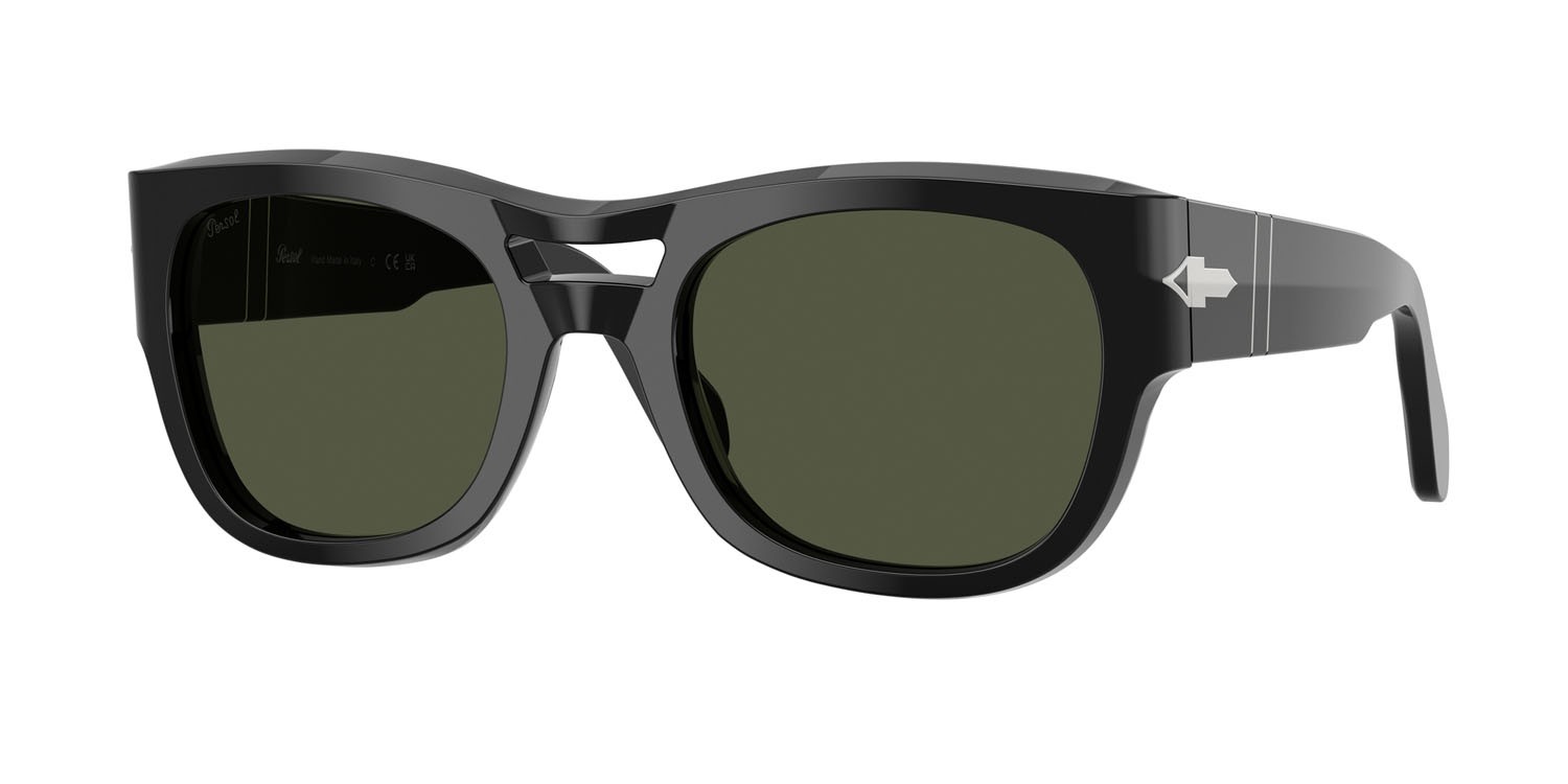 Sunglasses Persol PO 0064S (95/31) color nero shape square lenses verde