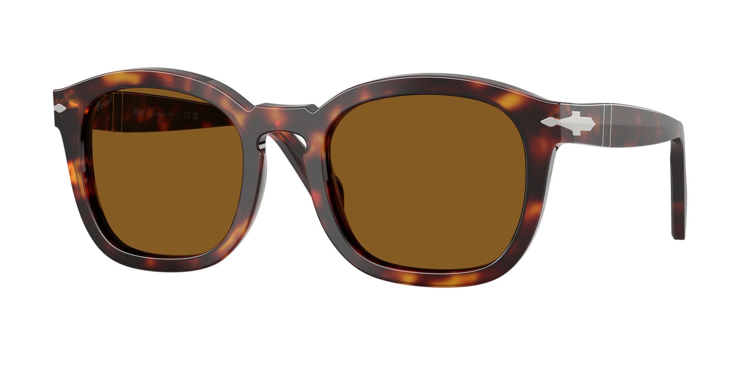 Occhiali da sole Persol PO 0082S (24/33) colore havana forma irregolare lenti marrone