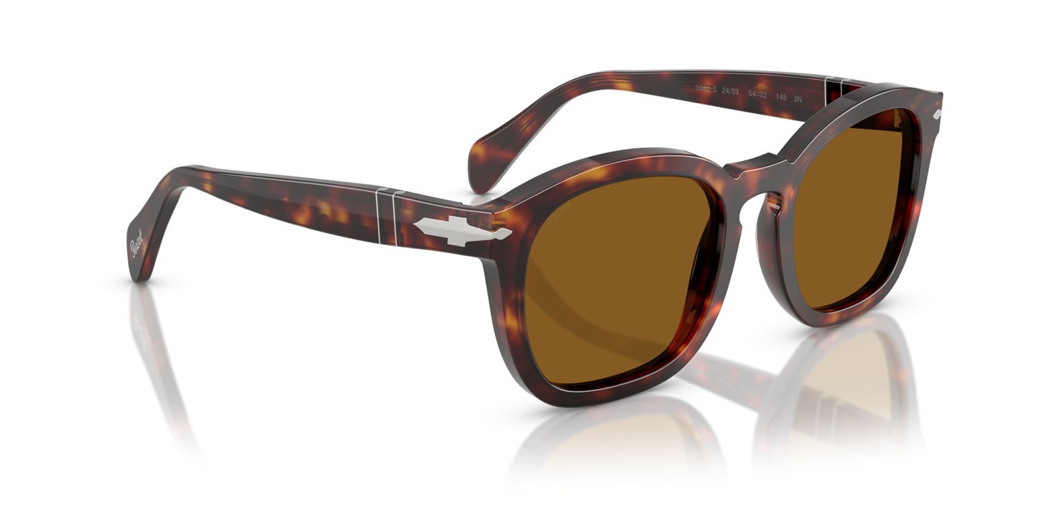 Occhiali da sole Persol PO 0082S (24/33) colore havana forma irregolare lenti marrone