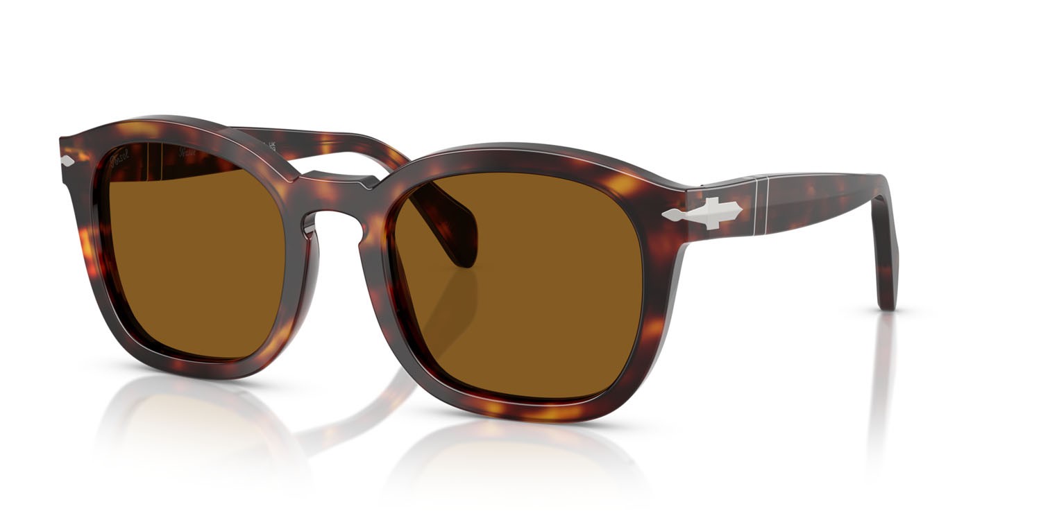 Occhiali da sole Persol PO 0082S (24/33) colore havana forma irregolare lenti marrone