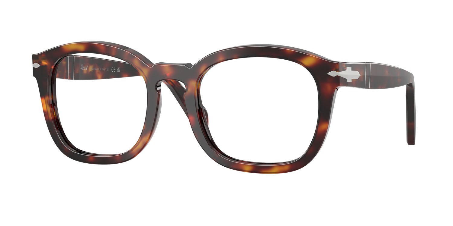 Eyeglasses Persol PO 0082V (24) color havana shape square lenses lente demo
