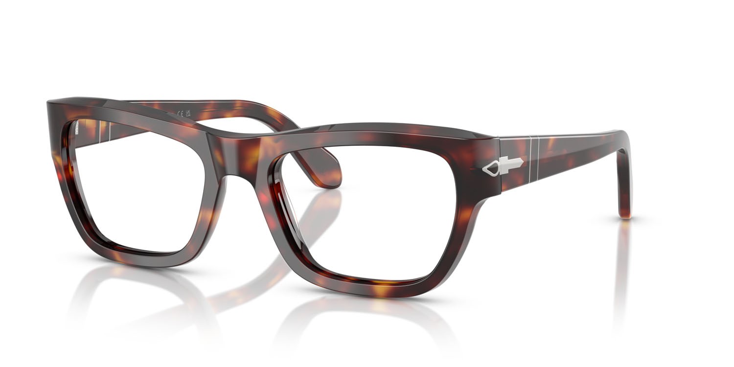 Eyeglasses Persol PO 0091V (24) color havana shape square lenses lente demo