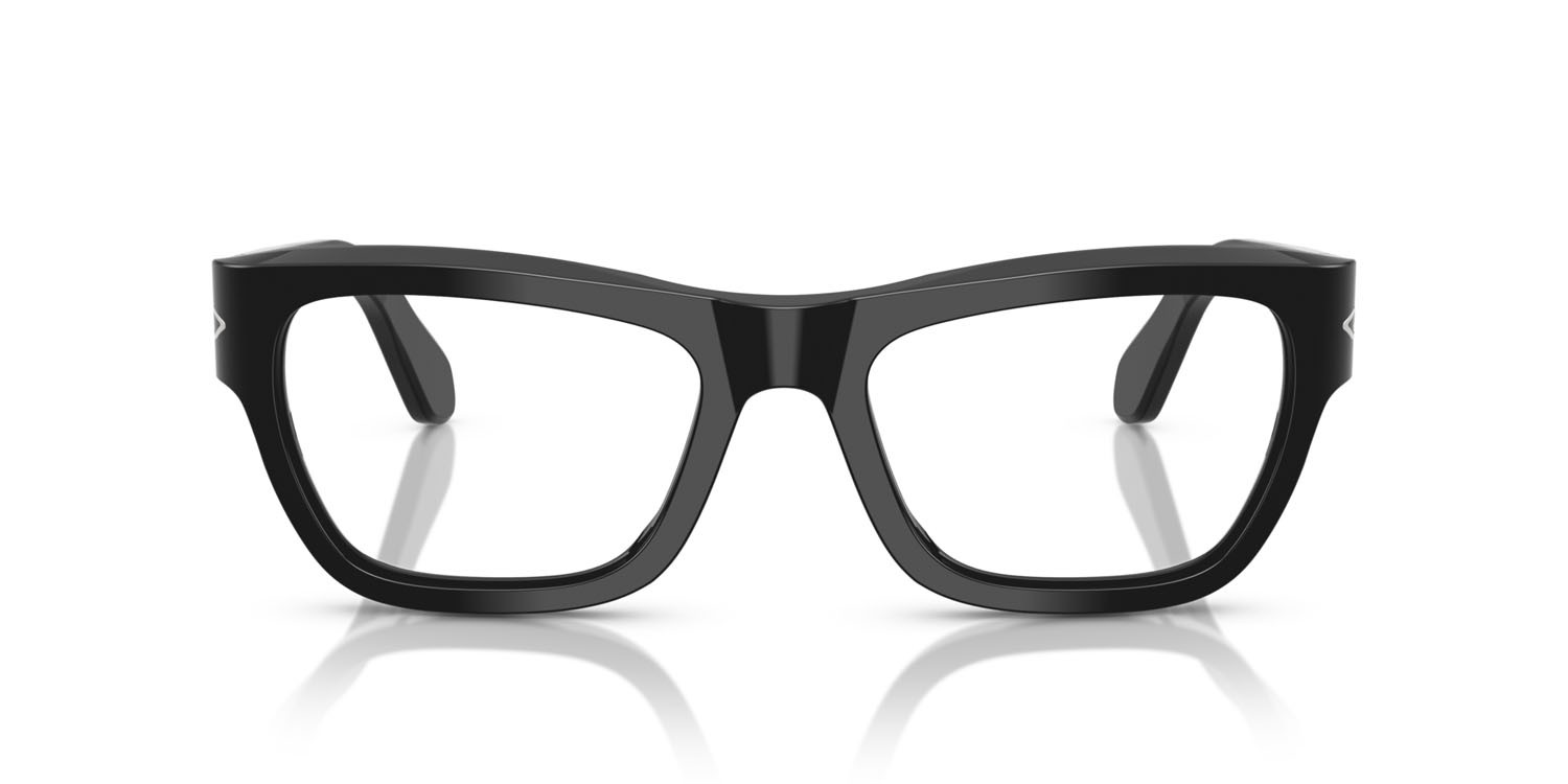 Eyeglasses Persol PO 0091V (95) color nero shape square lenses lente demo