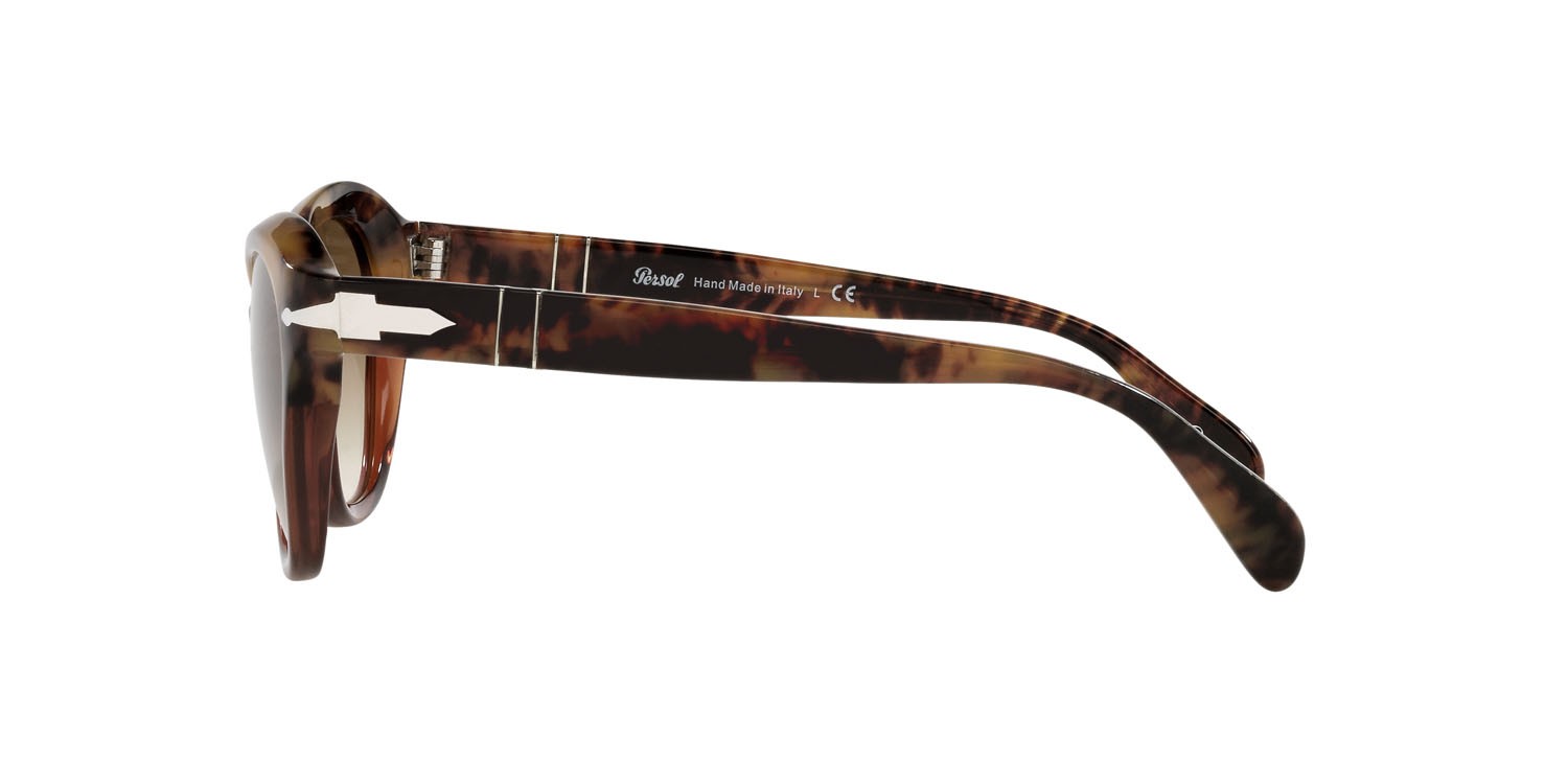 Sonnenbrillen Persol PO 0582S (112151) farbe marrone tartarugato/bordeaux form cat-eye gläser marrone sfumato