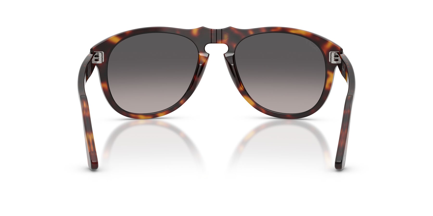 Occhiali da sole Persol PO 0649NE (24/M3) colore havana forma aviator lenti polarized grigia sfumata