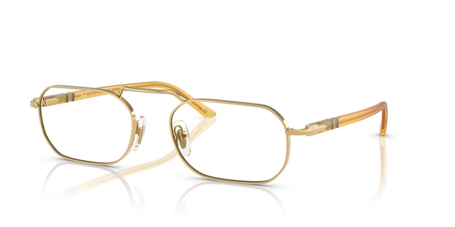 Eyeglasses Persol PO 1020V (1129) color oro shape rectangle lenses lente demo