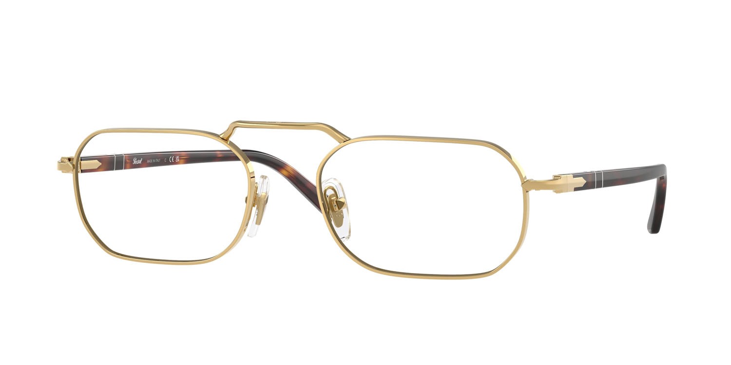 Occhiali da vista Persol PO 1020V (515) colore oro forma rettangolare lenti lente demo